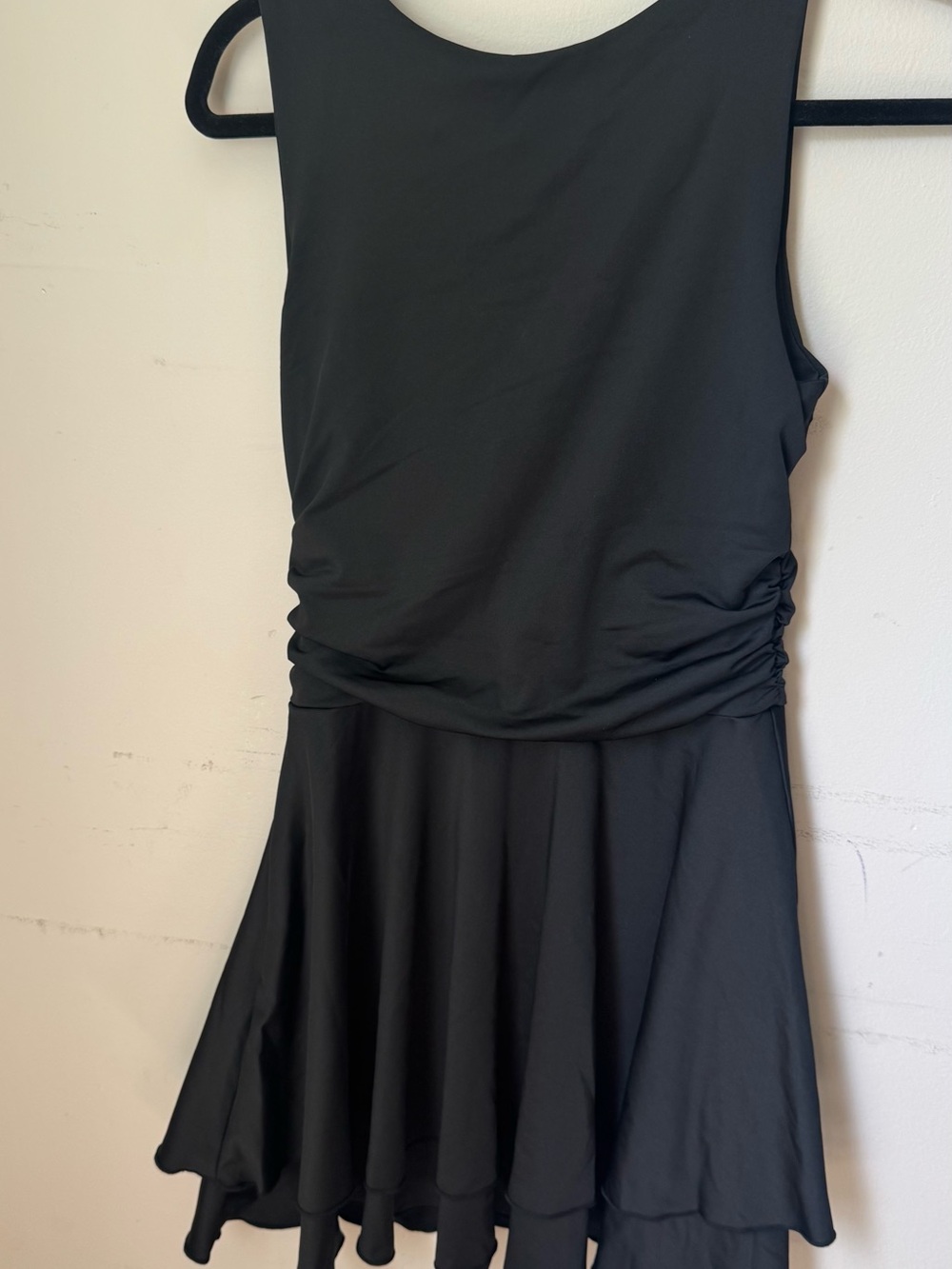 Classic Black Sleeveless A-Line Dress